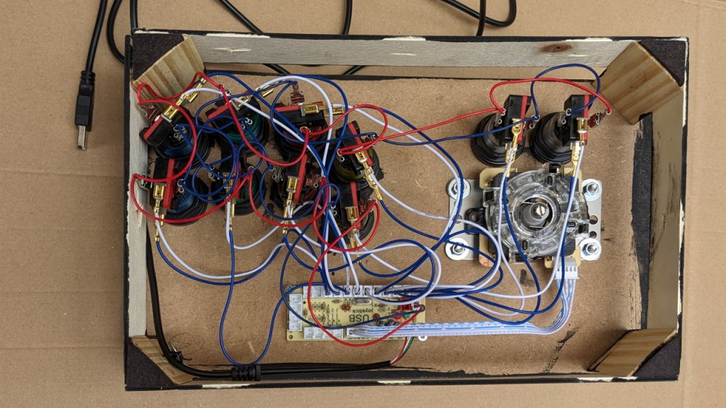 Branchement de la manette d'Arcade