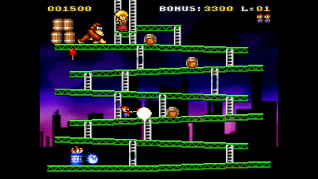 Le jeu "Classic Kong Complete" un homebrews pour l'émulateur NES