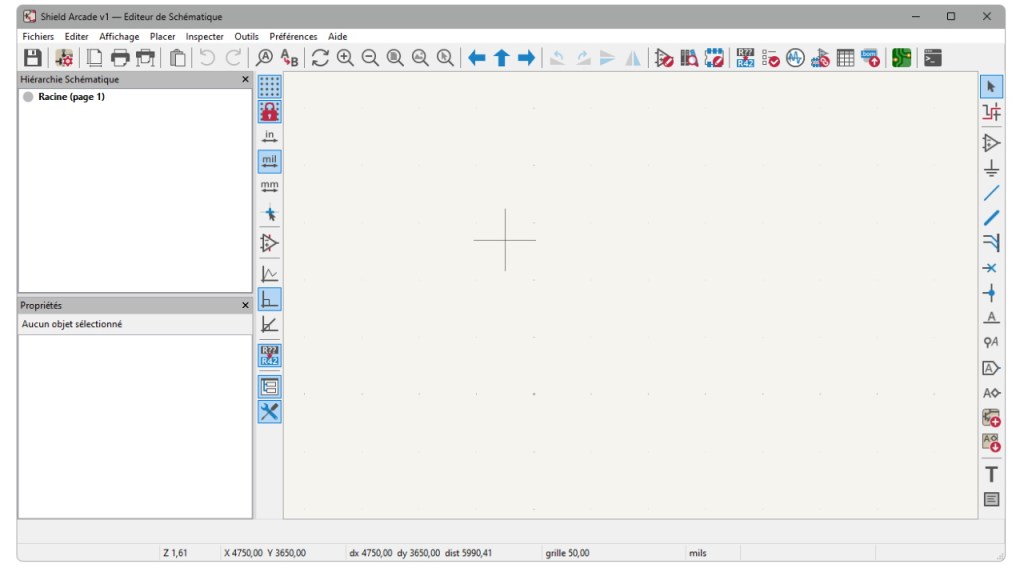 Editeur de schématique de KiCAD