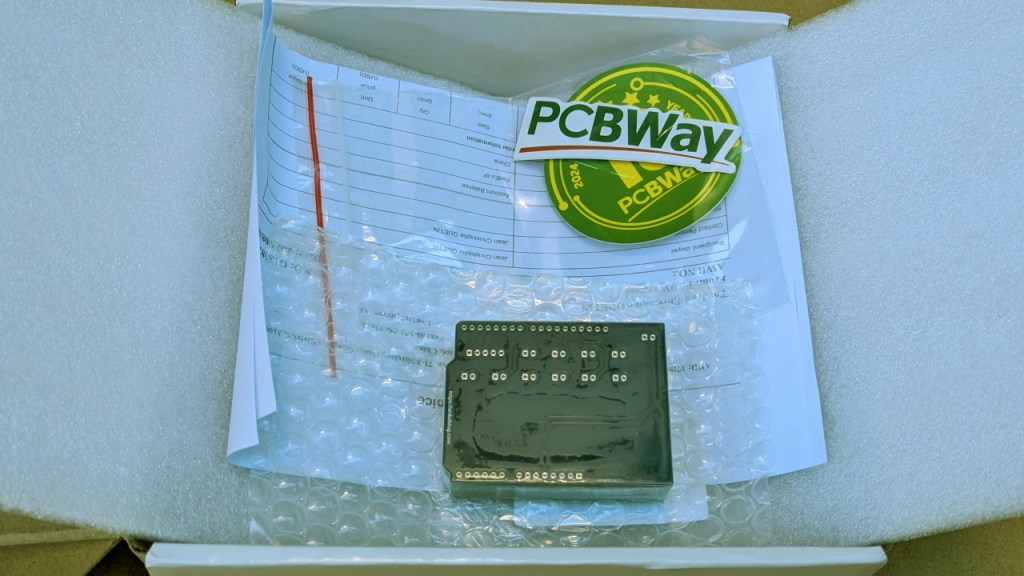 Réception de de la carte Arcade Shield