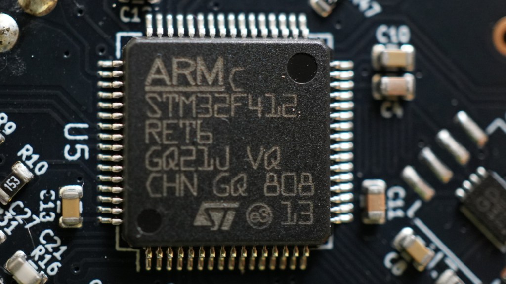 Le microcontrôleur de la PyMate (STM32)