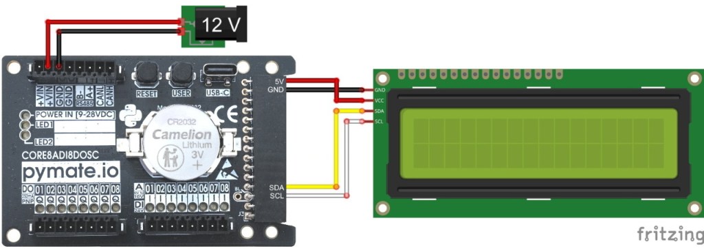 Branchement de l'afficheur LCD I2C